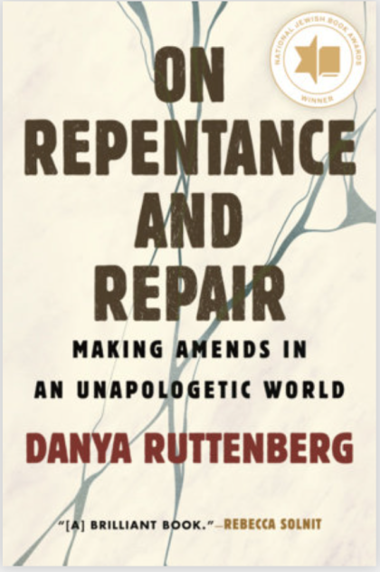 A book cover with the title On Repentance and Repair