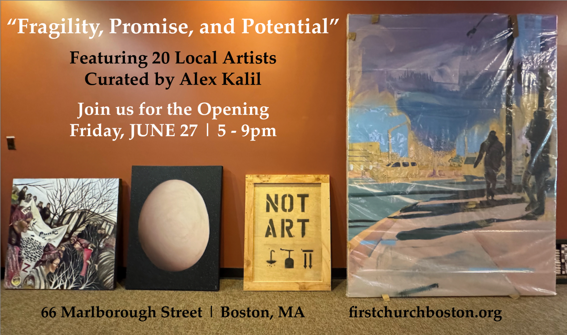 "Fragility, Promise, and Potential" Alex Kalil Art Opening