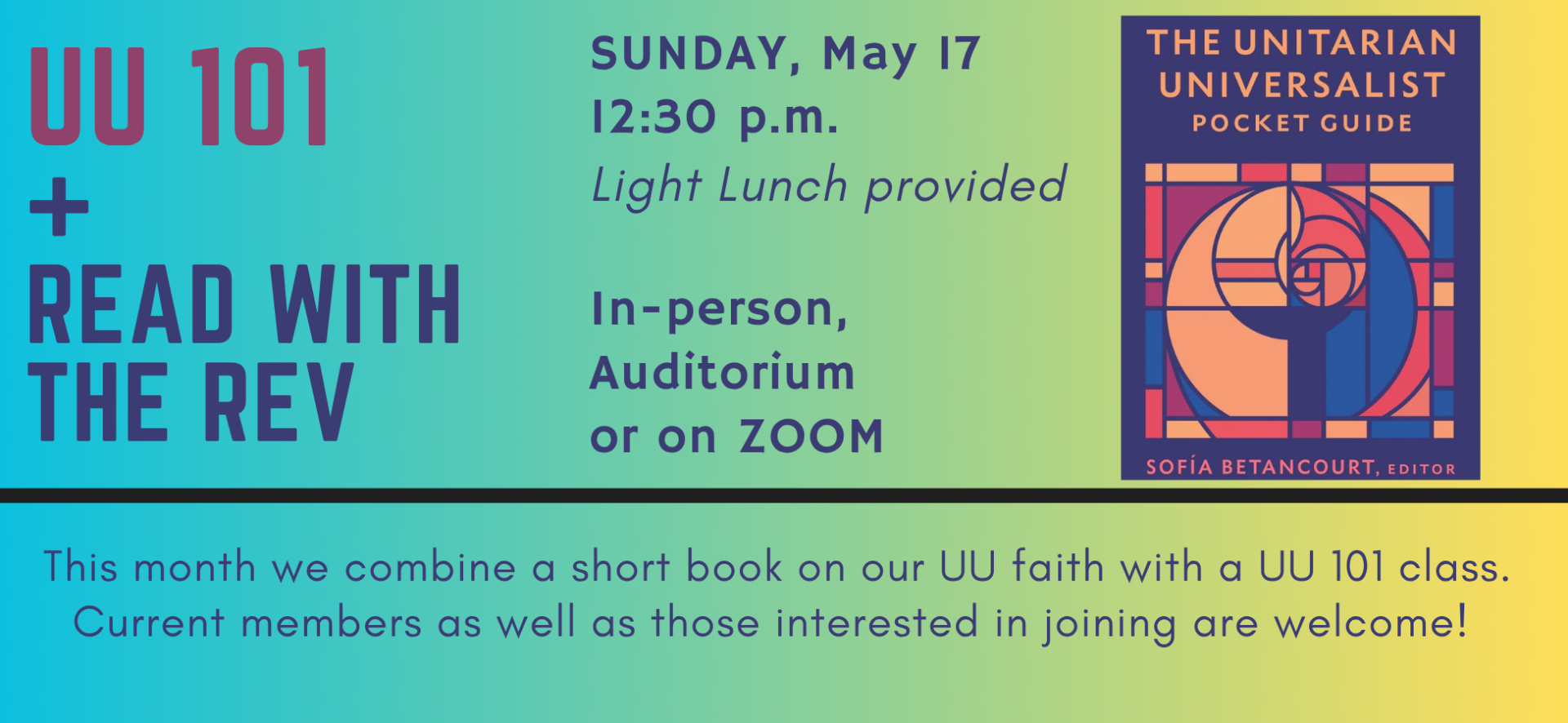 UU101 + Read with the Rev