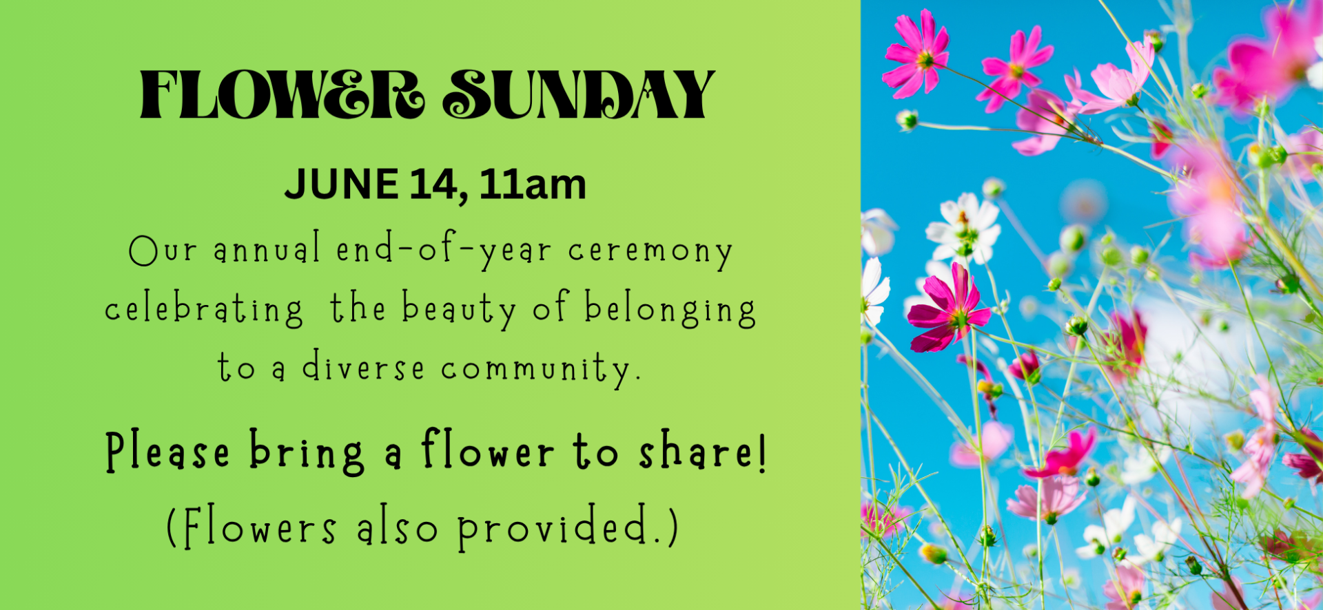 Flower Sunday