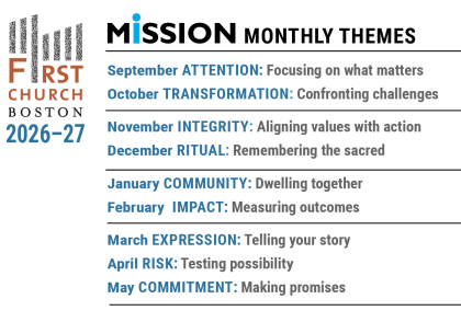 MISSION Monthly themes